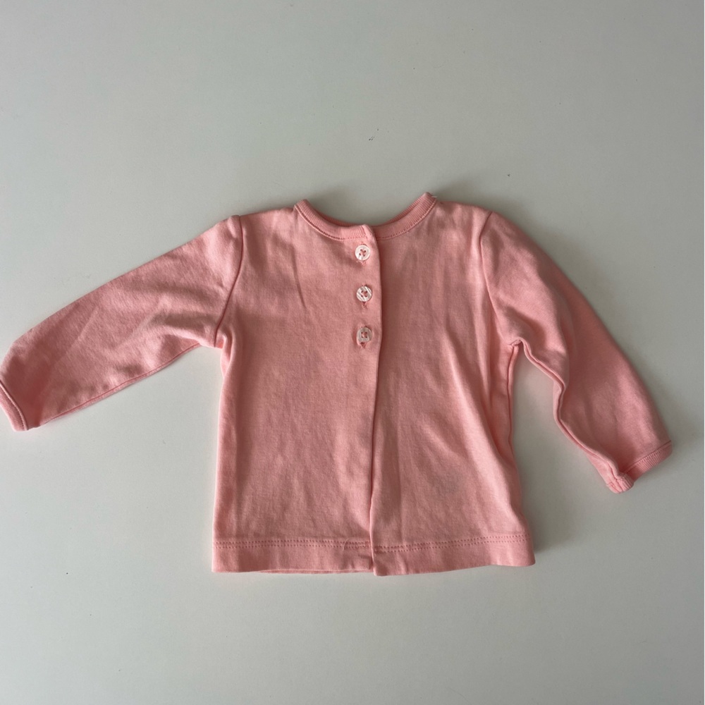 Carter's Coral Button-Up Baby Cardigan